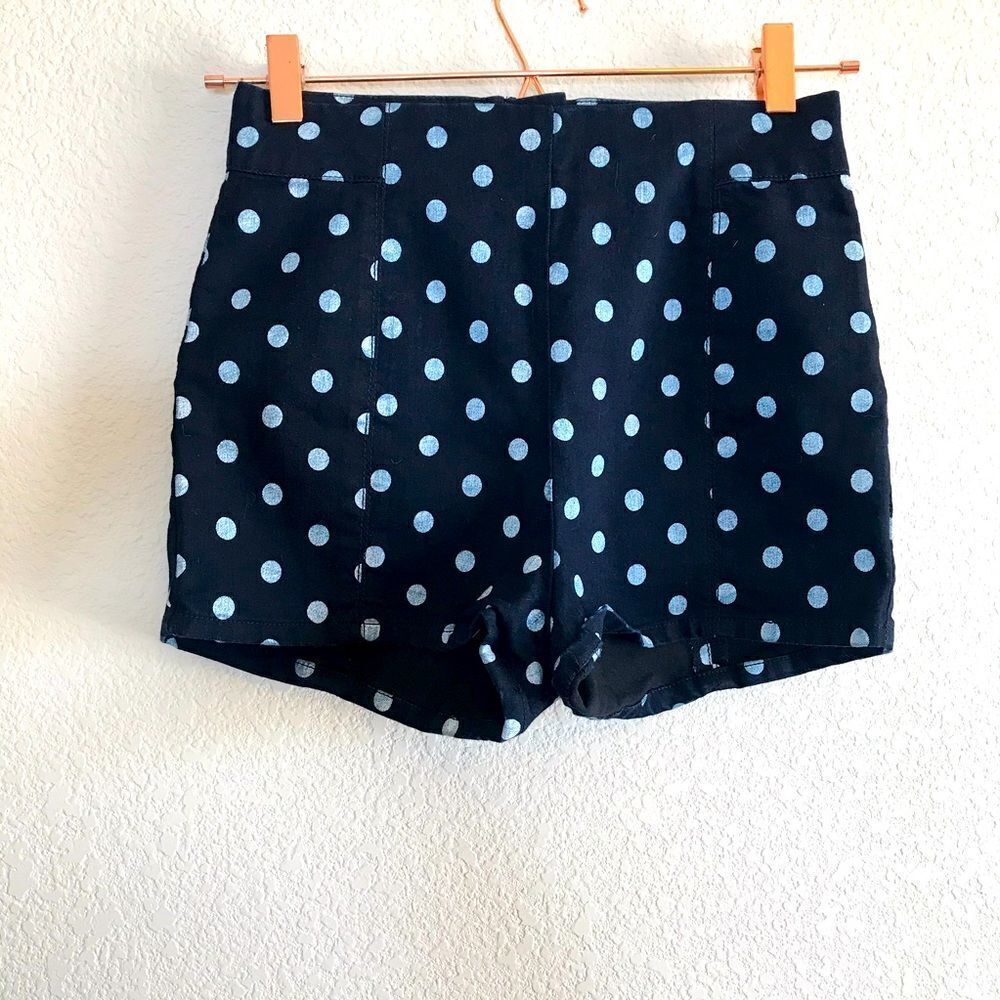 Kimchi blue high waisted polka dot shorts